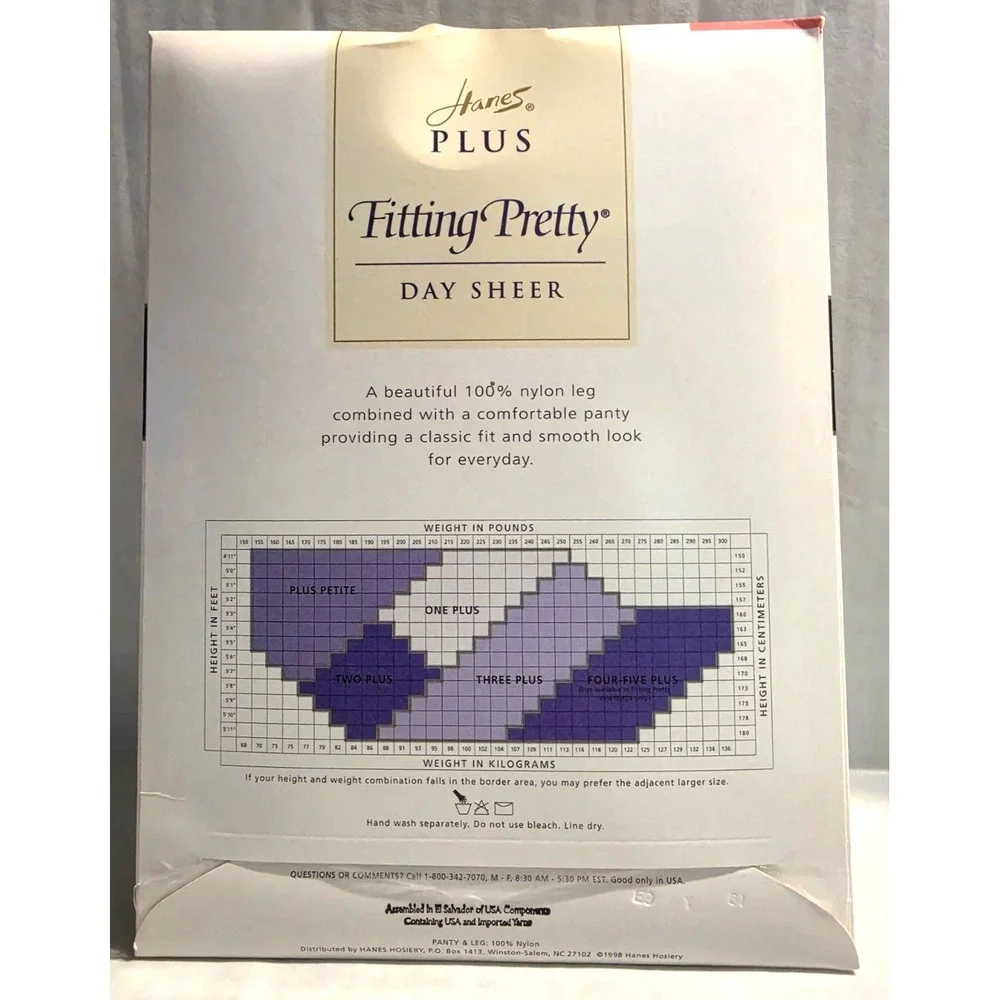 Hanes Plus Fitting Pretty Day Sheer 00P24 Three Plus Town Taupe (3)